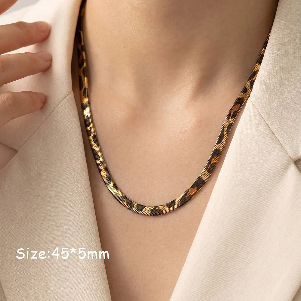Fierce Leopard Snake Chain Jewelry