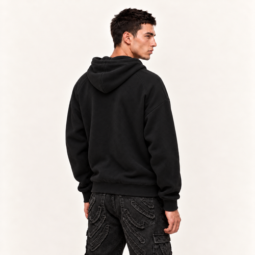 Edgy Double Hood Streetwear Jacket