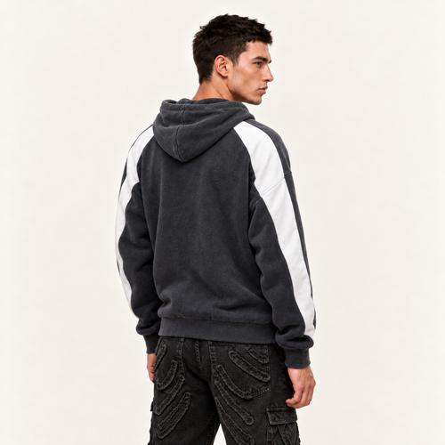 Modern 3D Pattern Hooded Sweatshirt