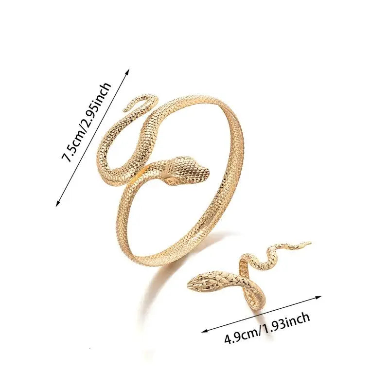 Rebel Spirit Snake Jewelry Set
