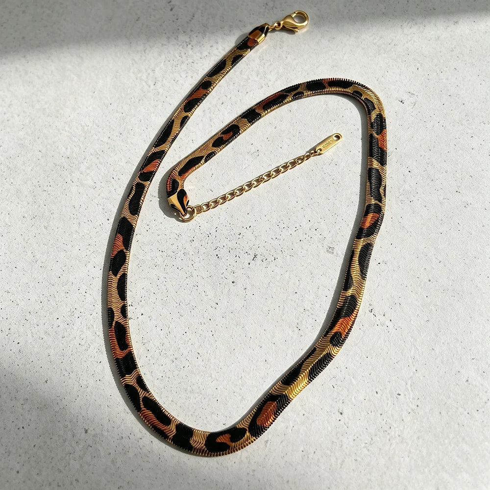 Fierce Leopard Snake Chain Jewelry