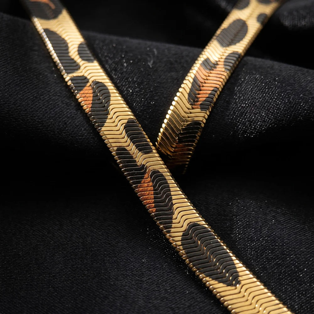 Fierce Leopard Snake Chain Jewelry