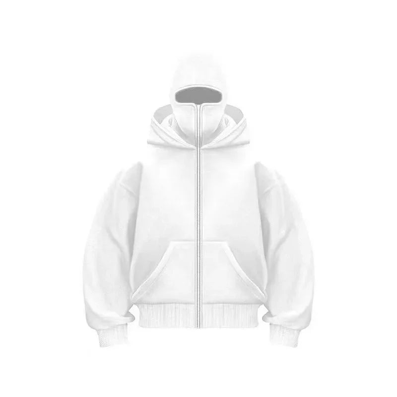Edgy Double Hood Streetwear Jacket
