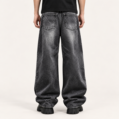 Soykre Timeless Oversized Wide-Leg Denim Pants